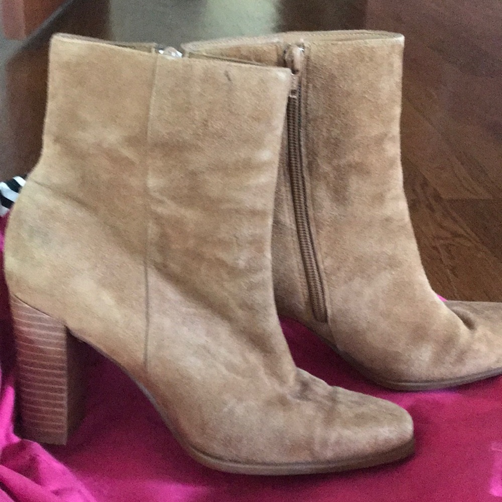 Suede ankle boots